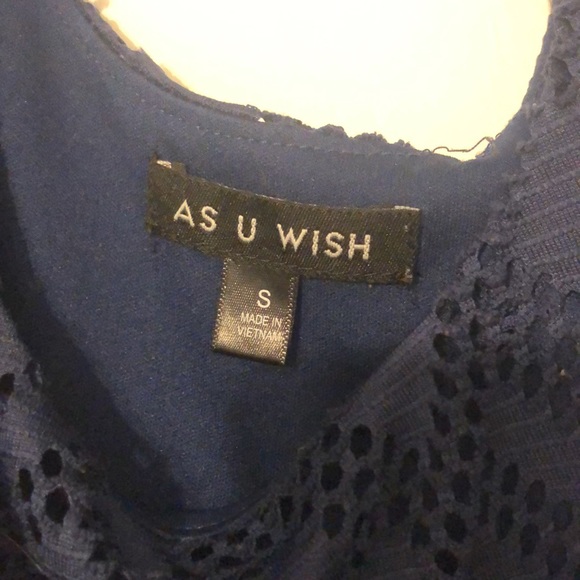 Navy patterned maxi S - Picture 2 of 4